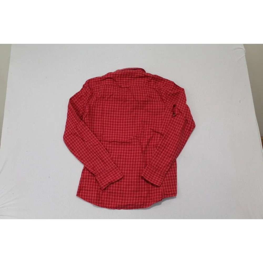 Banana Republic Men Red Shirt Button Down Soft Wash Size XS